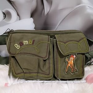 Disney Bambi Kids Bag in Olive Green